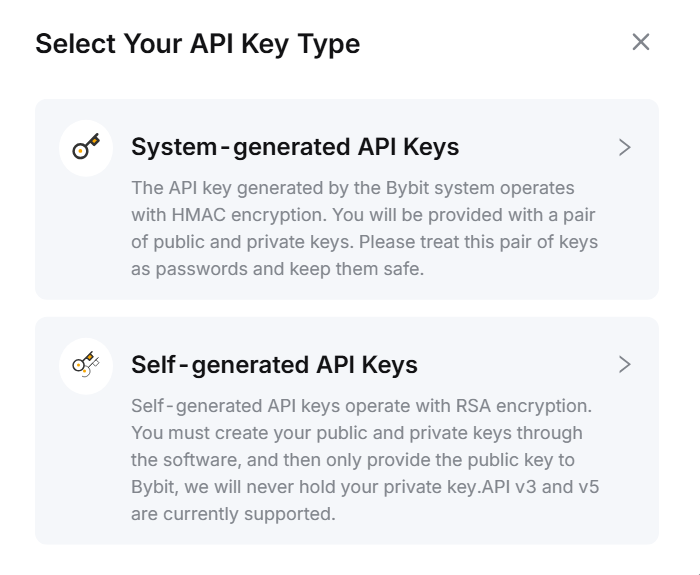 Bybit API Creation Step 2
