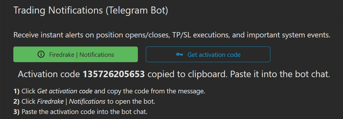 Telegram Bot Connect